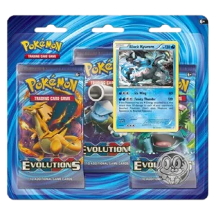 Evolutions: Black Kyurem 3-Pack Blister