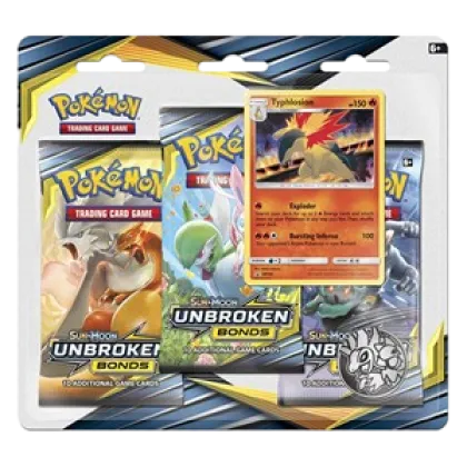 Unbroken Bonds: Typhlosion 3-Pack Blister