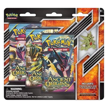 Ancient Origins: Mega Tyranitar Pin 3-Pack Blister