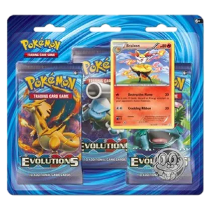 Evolutions: Braixen 3-Pack Blister