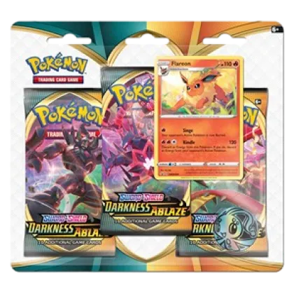 Darkness Ablaze: Flareon 3-Pack Blister