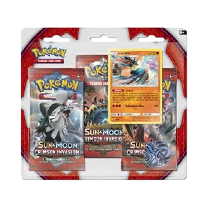 Crimson Invasion: Lucario 3-Pack Blister