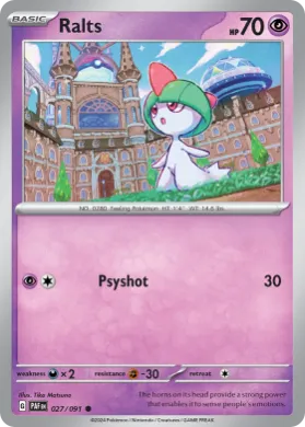 Ralts (PAF 27) Paldean Fates