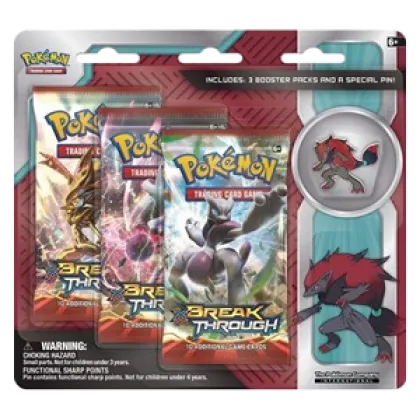 BREAKthrough: Zoroark Collector's Pin 3-Pack Blister