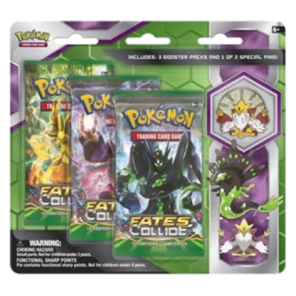 Fates Collide: Mega Alakazam Pin 3-Pack Blister