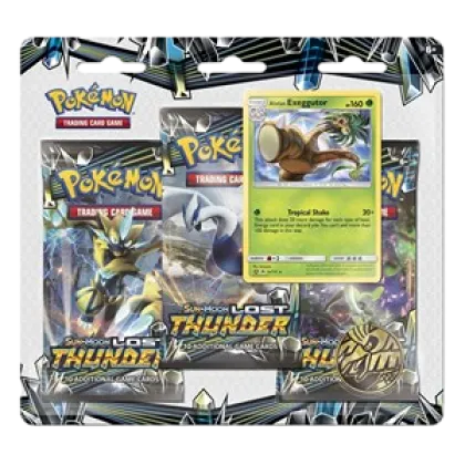 Lost Thunder: Alolan Exeggutor 3-Pack Blister