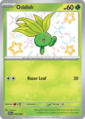 Oddish (PAF 92) Paldean Fates