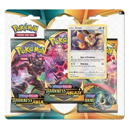 Darkness Ablaze: Eevee 3-Pack Blister