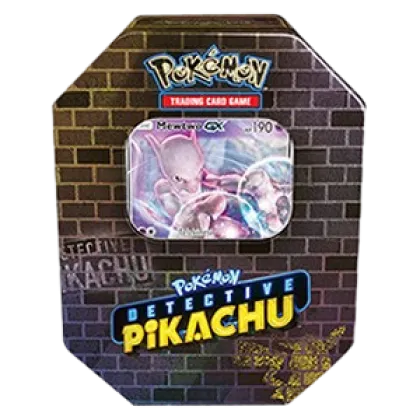 Detective Pikachu Tins: Mewtwo GX Tin