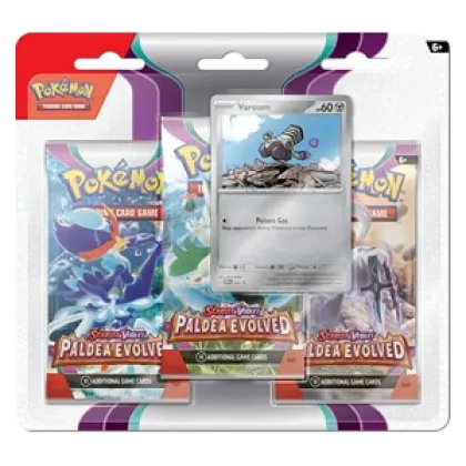 Paldea Evolved: Varoom 3-Pack Blister