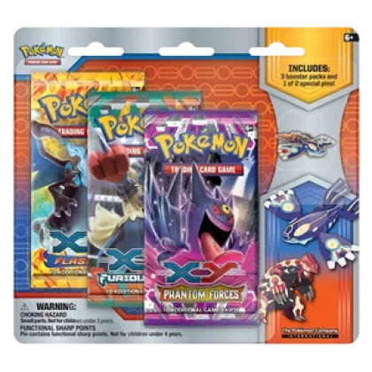 Primal Clash: Primal Kyogre Pin 3-Pack Blister