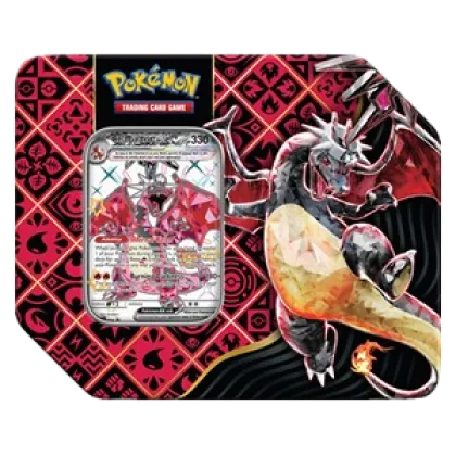 Paldean Fates: Tera Charizard ex Tin (US Version)