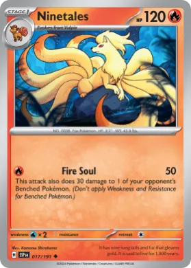 Ninetales (SSP 17) Surging Sparks