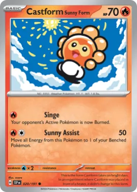 Castform Sunny Form (SSP 20) Surging Sparks