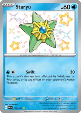 Staryu (PAF 118) Paldean Fates