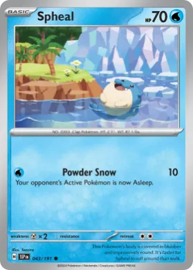 Spheal (SSP 43) Surging Sparks