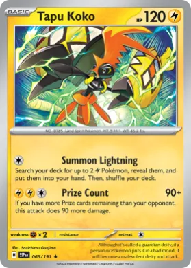 Tapu Koko (SSP 65) Surging Sparks