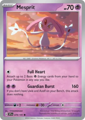 Mesprit (SSP 79) Surging Sparks