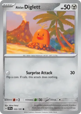 Alolan Diglett (SSP 122) Surging Sparks