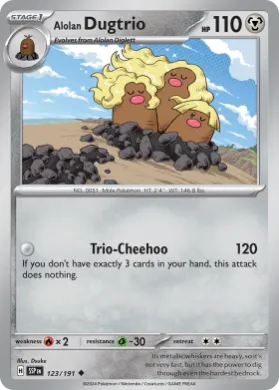 Alolan Dugtrio (SSP 123) Surging Sparks