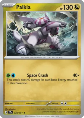 Palkia (SSP 136) Surging Sparks