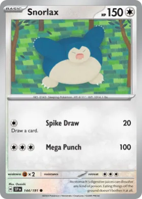 Snorlax (SSP 144) Surging Sparks