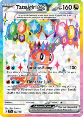 Tatsugiri ex (SSP 226) Surging Sparks