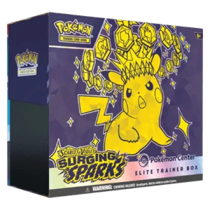 Surging Sparks Pokémon Center Elite Trainer Box