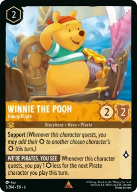 Winnie the Pooh (6AZS 3) Azurite Sea