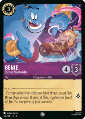 Genie (6AZS 38) Azurite Sea