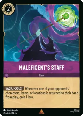 Maleficent's Staff (6AZS 65) Azurite Sea