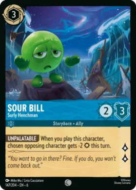Sour Bill (6AZS 147) Azurite Sea