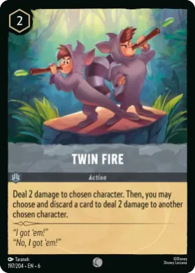 Twin Fire (6AZS 197) Azurite Sea