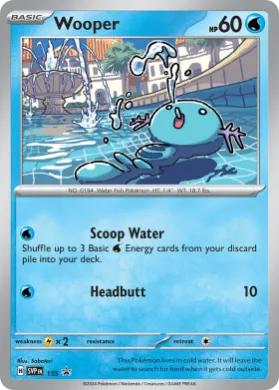Wooper (PR-SV SVP 155) SV Black Star Promos