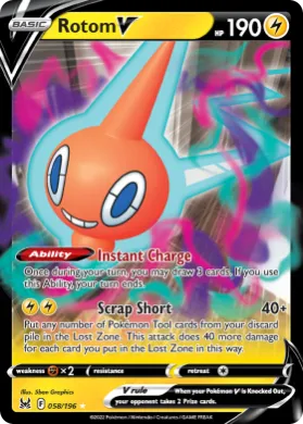Rotom V (LOR 58) Lost Origin
