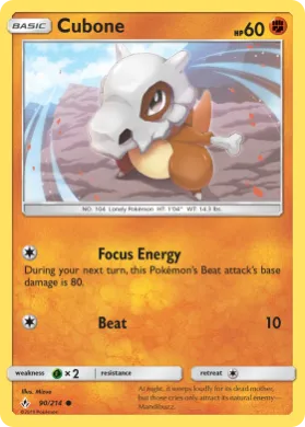 Cubone (UNB 90) Unbroken Bonds