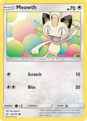 Meowth (TEU 125) Team Up