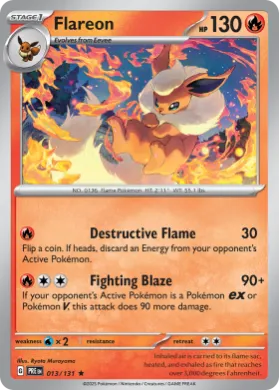 Flareon (PRE 13) Prismatic Evolutions
