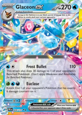 Glaceon ex (PRE 26) Prismatic Evolutions