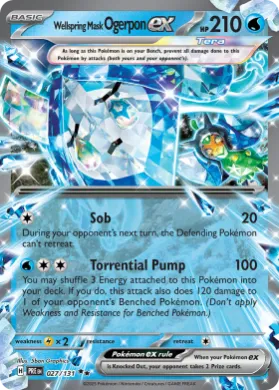 Wellspring Mask Ogerpon ex (PRE 27) Prismatic Evolutions