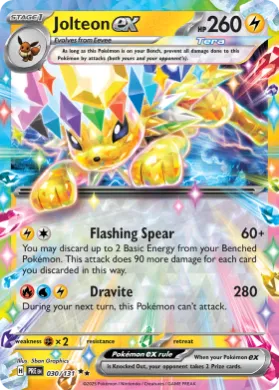 Jolteon ex (PRE 30) Prismatic Evolutions