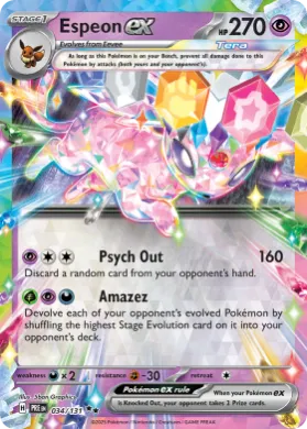 Espeon ex (PRE 34) Prismatic Evolutions