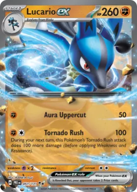 Lucario ex (PRE 51) Prismatic Evolutions