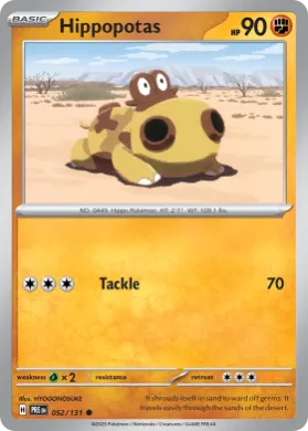 Hippopotas (PRE 52) Prismatic Evolutions