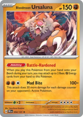 Bloodmoon Ursaluna (PRE 54) Prismatic Evolutions