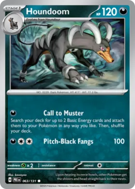 Houndoom (PRE 63) Prismatic Evolutions