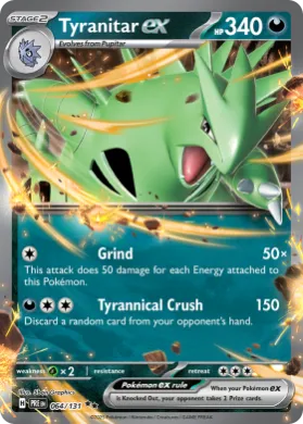 Tyranitar ex (PRE 64) Prismatic Evolutions