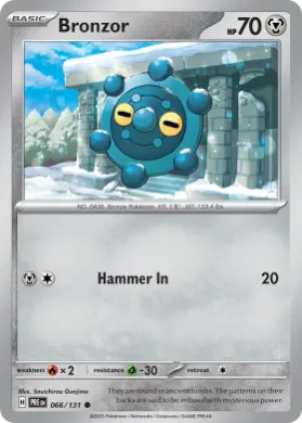 Bronzor (PRE 66) Prismatic Evolutions