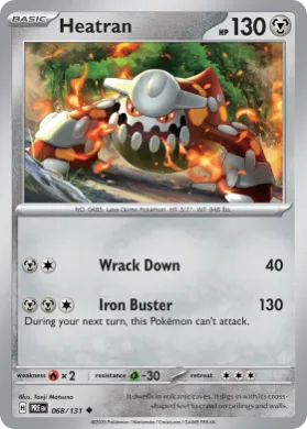 Heatran (PRE 68) Prismatic Evolutions