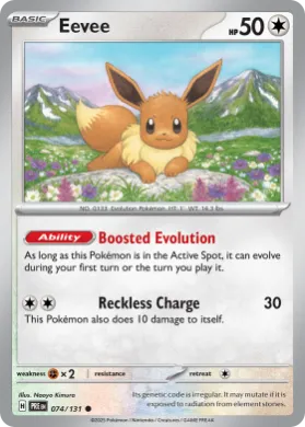 Eevee (PRE 74) Prismatic Evolutions